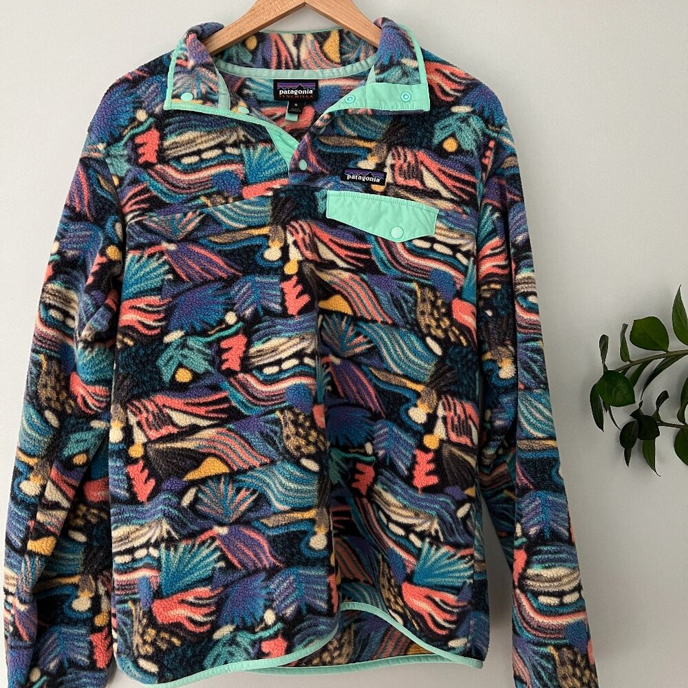 Patagonia Fleece Print Pullover